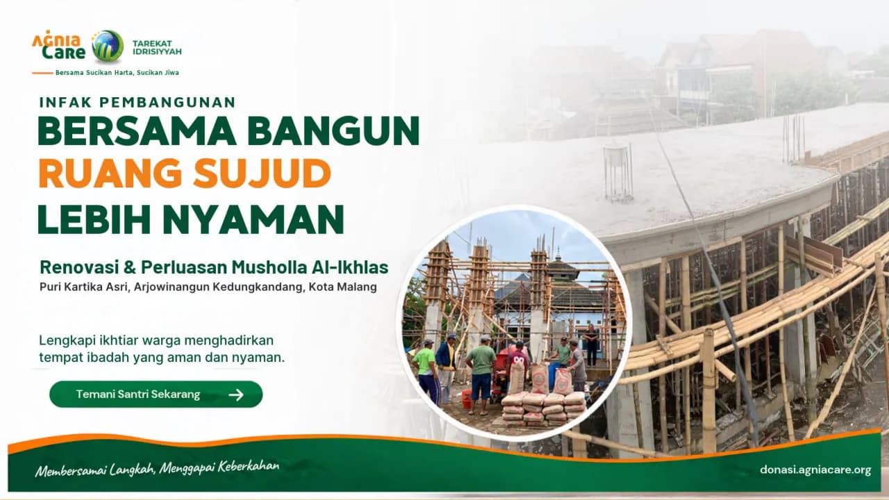 Bantu Renovasi Musholla Al Ikhlas di Kota Malang